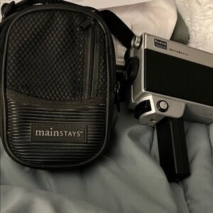 Kodak Instamatic Camera with Black Carry Case - Black & Silver